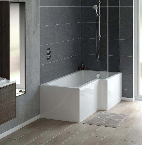 Tissino Lorenzo Reinforced Shower Bath RH - 1700 X 700mm 1 Tissino Lorenzo Reinforced Shower Bath RH - 1700 X 700mm