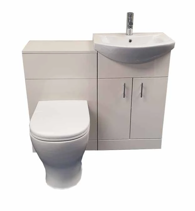 Polar White Bathroom Furniture Pack Inc Toilet Pan, Seat & Basin 1 Polar White Bathroom Furniture Pack Inc Toilet Pan, Seat & Basin
