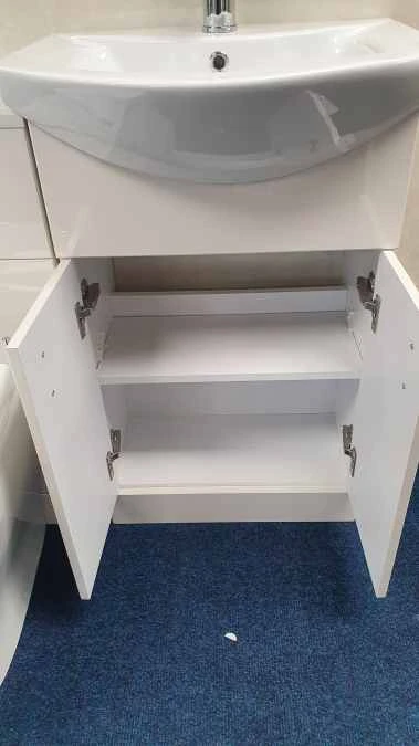 Polar White Bathroom Furniture Pack Inc Toilet Pan, Seat & Basin 5 Polar White Bathroom Furniture Pack Inc Toilet Pan, Seat & Basin - Image 5