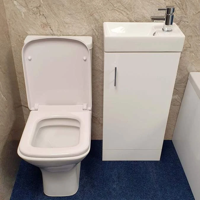 Cedar Cloakroom Pack - Toilet, Vanity Unit & Tap 5 Cedar Cloakroom Pack - Toilet, Vanity Unit & Tap - Image 5