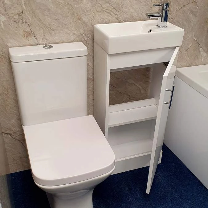 Cedar Cloakroom Pack - Toilet, Vanity Unit & Tap 9 Cedar Cloakroom Pack - Toilet, Vanity Unit & Tap - Image 9