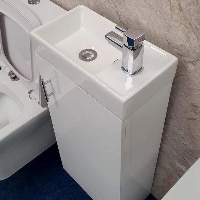 Cedar Cloakroom Pack - Toilet, Vanity Unit & Tap 7 Cedar Cloakroom Pack - Toilet, Vanity Unit & Tap - Image 7