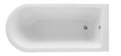 Bayswater Single Ended 1500mm Traditional Rolltop Shower Bath 17 Bayswater Single Ended 1500mm Traditional Rolltop Shower Bath -Abacus Store BAYB112 1