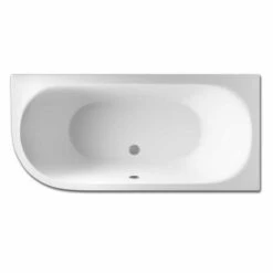 Beaufort Biscay 1600 X 725 Beauforte Reinforced J Shaped Bath - Right Hand 4 Beaufort Biscay 1600 X 725 Beauforte Reinforced J Shaped Bath - Right Hand -Abacus Store Biscay J RH 2