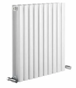 Cove Double Sided 550 X 826mm Designer Radiator White - DQ Heating