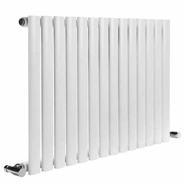 Cove Single Sided 550 X 590mm Designer Radiator White - DQ Heating 1 Cove Single Sided 550 X 590mm Designer Radiator White - DQ Heating