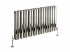 Cove Polished Stainless Steel Double Sided 600 X 413mm Designer Radiator - DQ Heating