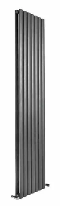 DQ Cove Double Sided 1500 X 413 Anthracite Texture Vertical Radiator