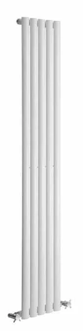 DQ Cove Single Sided 1800 X 295 White Vertical Radiator