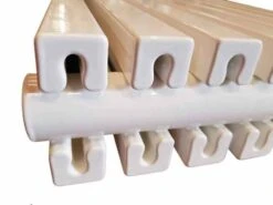 Cube Double 600 X 971mm Designer Radiator White - DQ Heating -Abacus Store Cube horizontal 19 inset White