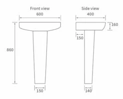 Ankam Rimless 4 Piece Toilet & Basin Set 16 Ankam Rimless 4 Piece Toilet & Basin Set -Abacus Store DIPBP1146 tech