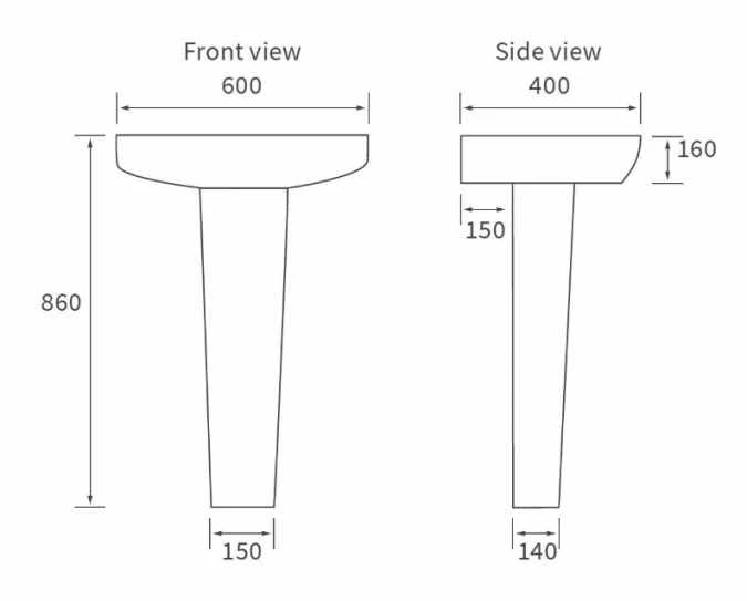 Ankam Rimless 4 Piece Toilet & Basin Set 8 Ankam Rimless 4 Piece Toilet & Basin Set - Image 8