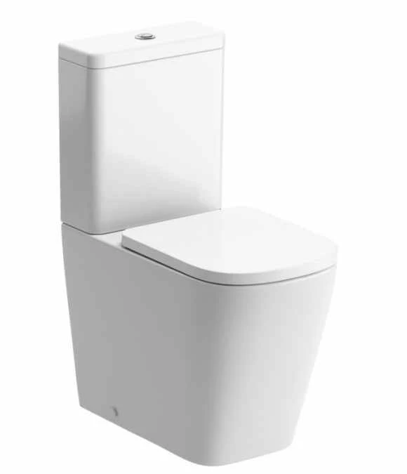 Ankam Rimless 4 Piece Toilet & Basin Set 4 Ankam Rimless 4 Piece Toilet & Basin Set - Image 4