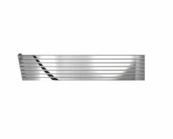 Delta Horizontal 410 X 1600mm Stainless Steel Radiator Polished Finish - DQ Heating
