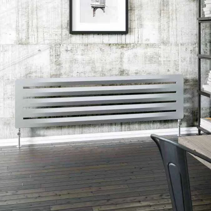 DQ Drifter 1500 X 325 Vertical Radiator White Aluminium Matt 1 DQ Drifter 1500 X 325 Vertical Radiator White Aluminium Matt