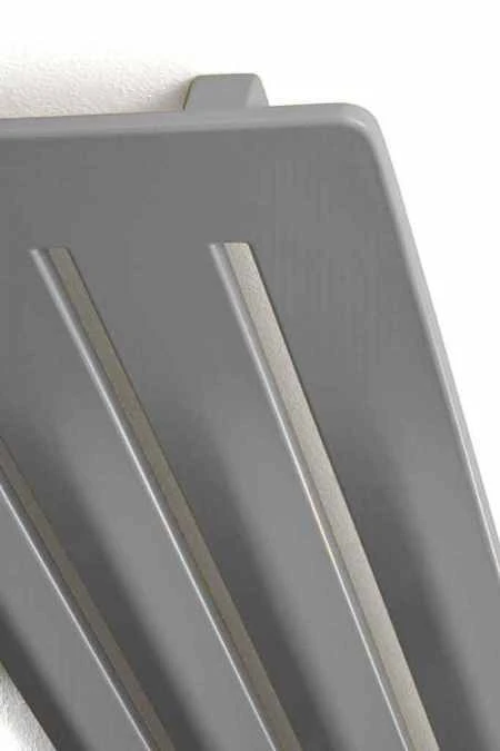 DQ Drifter 1800 X 325 Vertical Radiator White Aluminium Matt 3 DQ Drifter 1800 X 325 Vertical Radiator White Aluminium Matt - Image 3