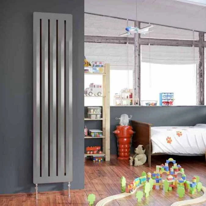 DQ Drifter 1800 X 325 Vertical Radiator White Aluminium Matt 1 DQ Drifter 1800 X 325 Vertical Radiator White Aluminium Matt