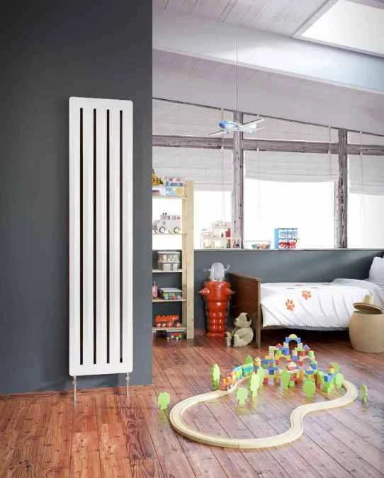 DQ Drifter 1800 X 325 Vertical Radiator White 2 DQ Drifter 1800 X 325 Vertical Radiator White - Image 2