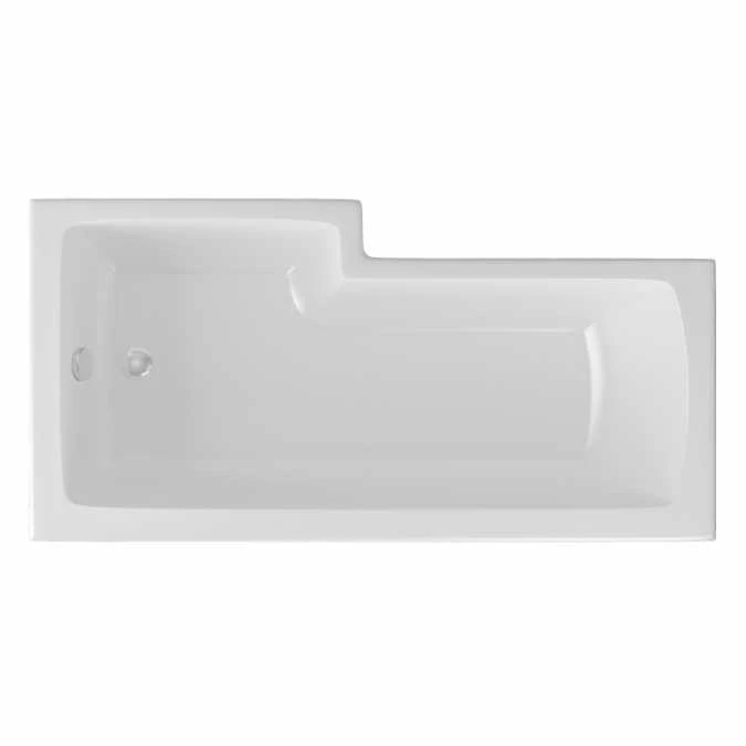 Beaufort Shannon 1700 X 850 L Shaped Shower Bath - Right Hand 2 Beaufort Shannon 1700 X 850 L Shaped Shower Bath - Right Hand - Image 2