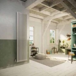 DQ Dune 1600 X 280 Stainless Steel Vertical Radiator Brushed Finish