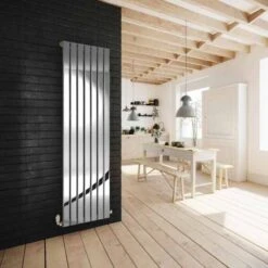 DQ Delta 1600 X 230 Stainless Steel Vertical Radiator Polished Finish
