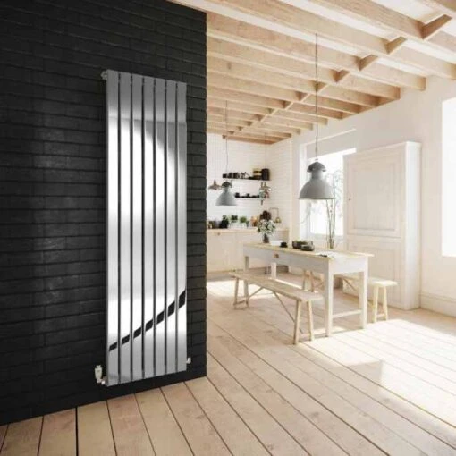 DQ Delta 1800 X 230 Stainless Steel Vertical Radiator Polished Finish -Abacus Store New Delta polished 2