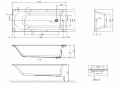 ClearGreen Reuse 1700 X 700mm Reinforced Single Ended Bath 10 ClearGreen Reuse 1700 X 700mm Reinforced Single Ended Bath -Abacus Store R13 LD