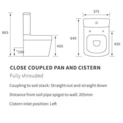 Ankam 4 Piece Set, Rimless Comfort Height Toilet & Basin 9 Ankam 4 Piece Set, Rimless Comfort Height Toilet & Basin -Abacus Store RDBS1889 tech 1