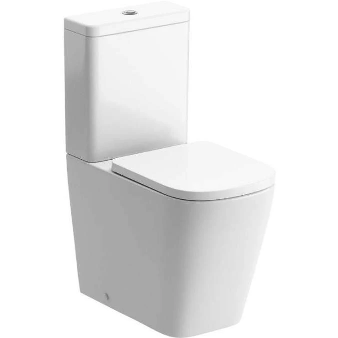 Ankam 4 Piece Set, Rimless Comfort Height Toilet & Basin 2 Ankam 4 Piece Set, Rimless Comfort Height Toilet & Basin - Image 2