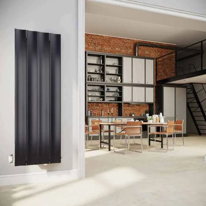 DQ Ruvo 1800 X 635 Matt Anthracite Aluminium Vertical Radiator 1 DQ Ruvo 1800 X 635 Matt Anthracite Aluminium Vertical Radiator