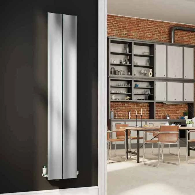 DQ Ruvo 1800 X 315 Matt White Aluminium Vertical Radiator 1 DQ Ruvo 1800 X 315 Matt White Aluminium Vertical Radiator