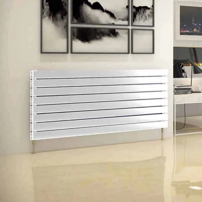 Tornado Double Sided 456 X 1771mm Designer Radiator White - DQ Heating 1 Tornado Double Sided 456 X 1771mm Designer Radiator White - DQ Heating