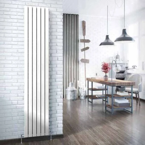 DQ Tornado Double Sided 1471 X 606 Vertical Radiator White -Abacus Store Tornado Vertical White 4