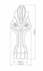 Bayswater Single Ended 1500mm Traditional Rolltop Shower Bath 7 Bayswater Single Ended 1500mm Traditional Rolltop Shower Bath - Image 7