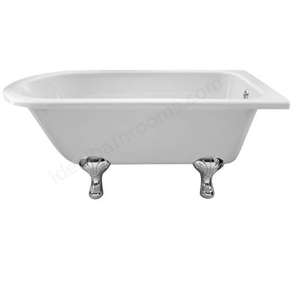 Bayswater Single Ended 1500mm Traditional Rolltop Shower Bath 1 Bayswater Single Ended 1500mm Traditional Rolltop Shower Bath
