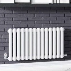 Cassius 550 X 785mm Designer Radiator White - DQ Heating