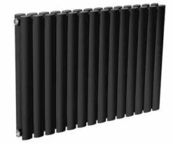 Cove Double Sided 550 X 590mm Designer Radiator Anthracite Texture - DQ Heating