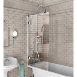 Burlington Hampton - Traditional Freestanding Shower Bath - 1700mm - Left Hand 7 Burlington Hampton - Traditional Freestanding Shower Bath - 1700mm - Left Hand -Abacus Store hamption3 left