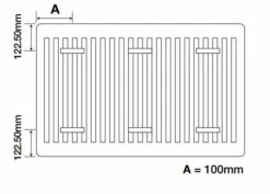 300 X 600 Type 22 Double Panel Double Convector Radiator, 2752BTU - Kompact 9 300 X 600 Type 22 Double Panel Double Convector Radiator, 2752BTU - Kompact -Abacus Store kompact type 22 bracket 15