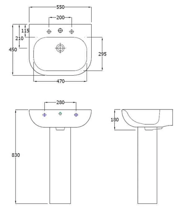 RAK Tonique Bathroom Suite With 1700 X 700mm Bath 6 RAK Tonique Bathroom Suite With 1700 X 700mm Bath - Image 6