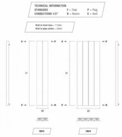 DQ Ruvo 1800 X 315 Matt Anthracite Aluminium Vertical Radiator 5 DQ Ruvo 1800 X 315 Matt Anthracite Aluminium Vertical Radiator -Abacus Store ruvo tech 3