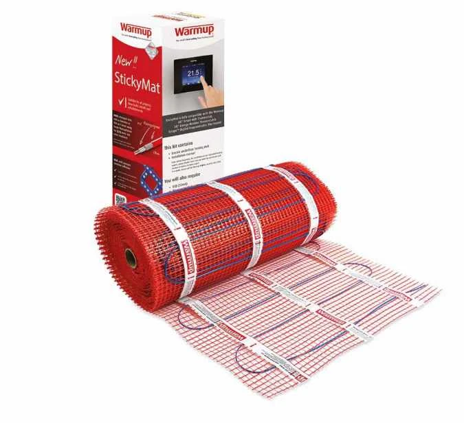 Warmup StickyMat Electric Underfloor Heating 150w - 7m2 1 Warmup StickyMat Electric Underfloor Heating 150w - 7m2